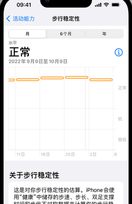 师宗iPhone手机维修如何在iPhone开启'步行稳定性通知'