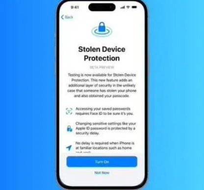 师宗苹果授权维修店分享被盗设备保护功能开启方法 
