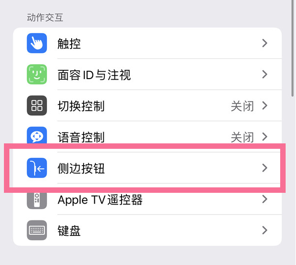 师宗苹果14维修店分享iPhone14 Plus侧键双击下载功能关闭方法 