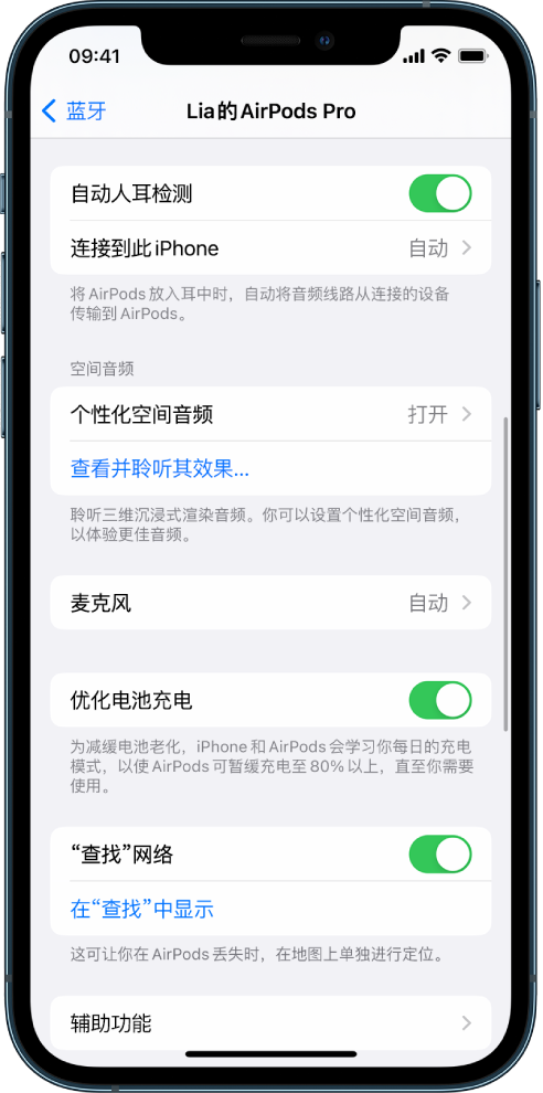 师宗苹果手机维修分享如何通过 iPhone “查找”功能定位 AirPods 